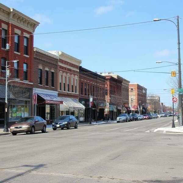 Downtown Bergenfield street scene