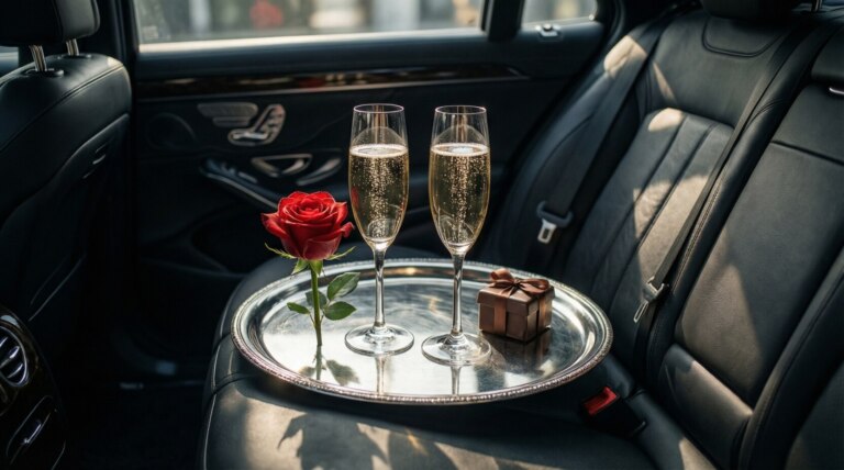 Beyond Dinner: How to Elevate Your Valentine&rsquo;s Day with a Private Chauffeur