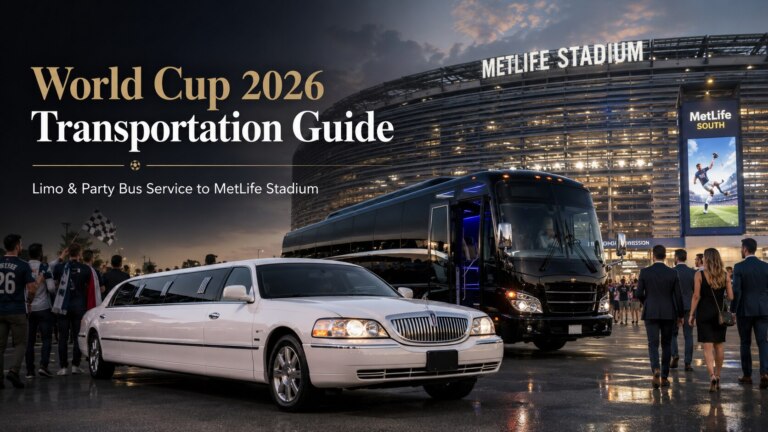 World Cup 2026 Limo & Party Bus Service to MetLife Stadium from New Jersey and NYC