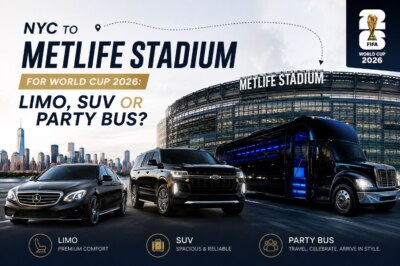 NYC to MetLife Stadium for World Cup 2026: Limo, SUV or Party Bus?