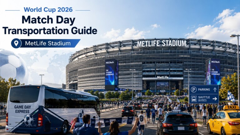 World Cup 2026 Match Day Transportation Guide to MetLife Stadium